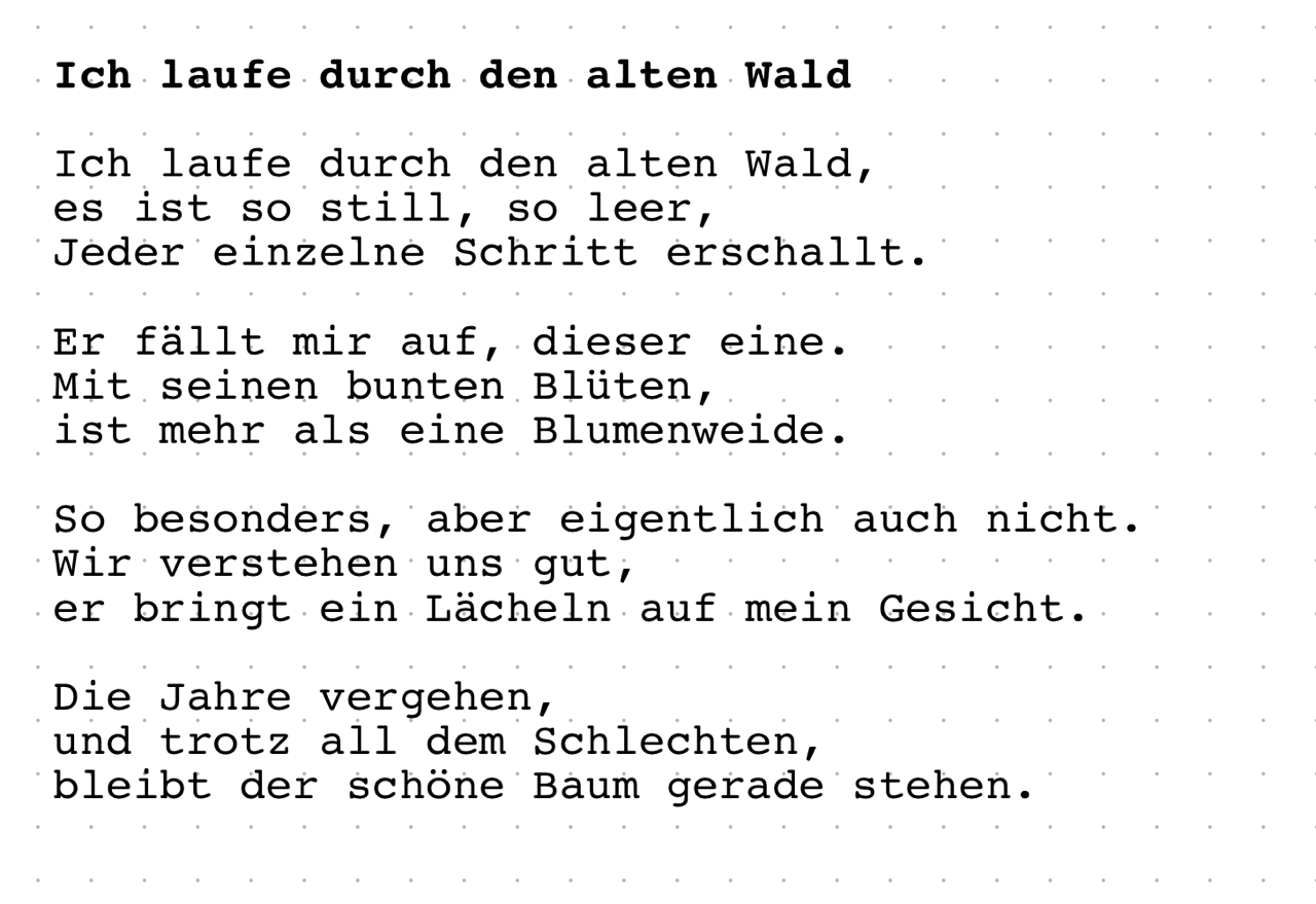 Ich Kann Oft Stundenlang Am Strome Stehen Naturlyrik im Deutschkurs EF - Dietrich-Bonhoeffer-Gymnasium